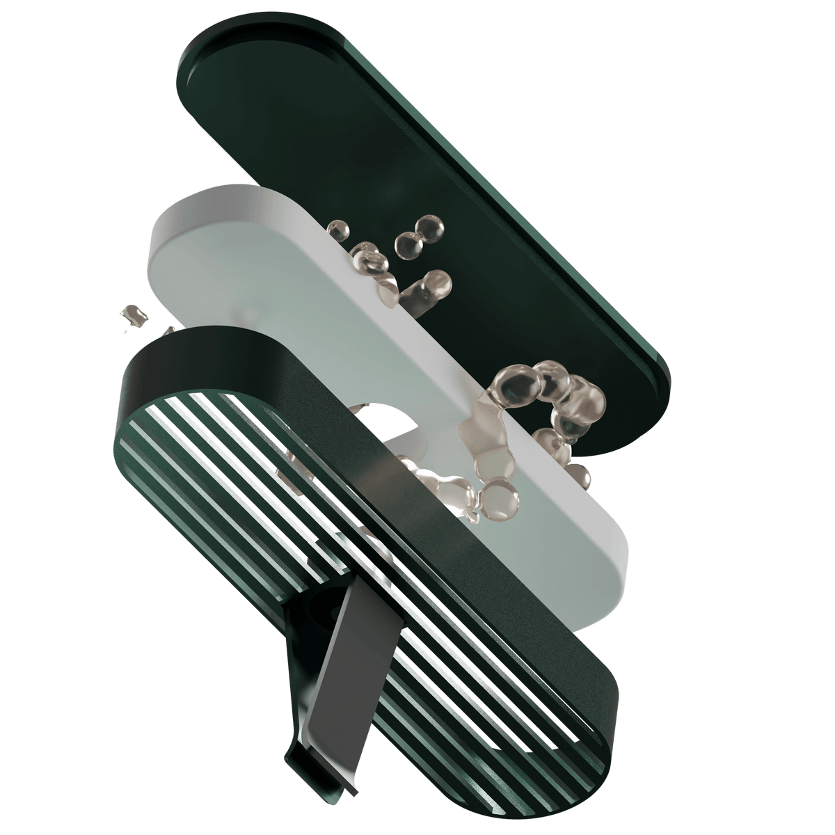 Enhanced airflow enables faster, evenly distributed scent.